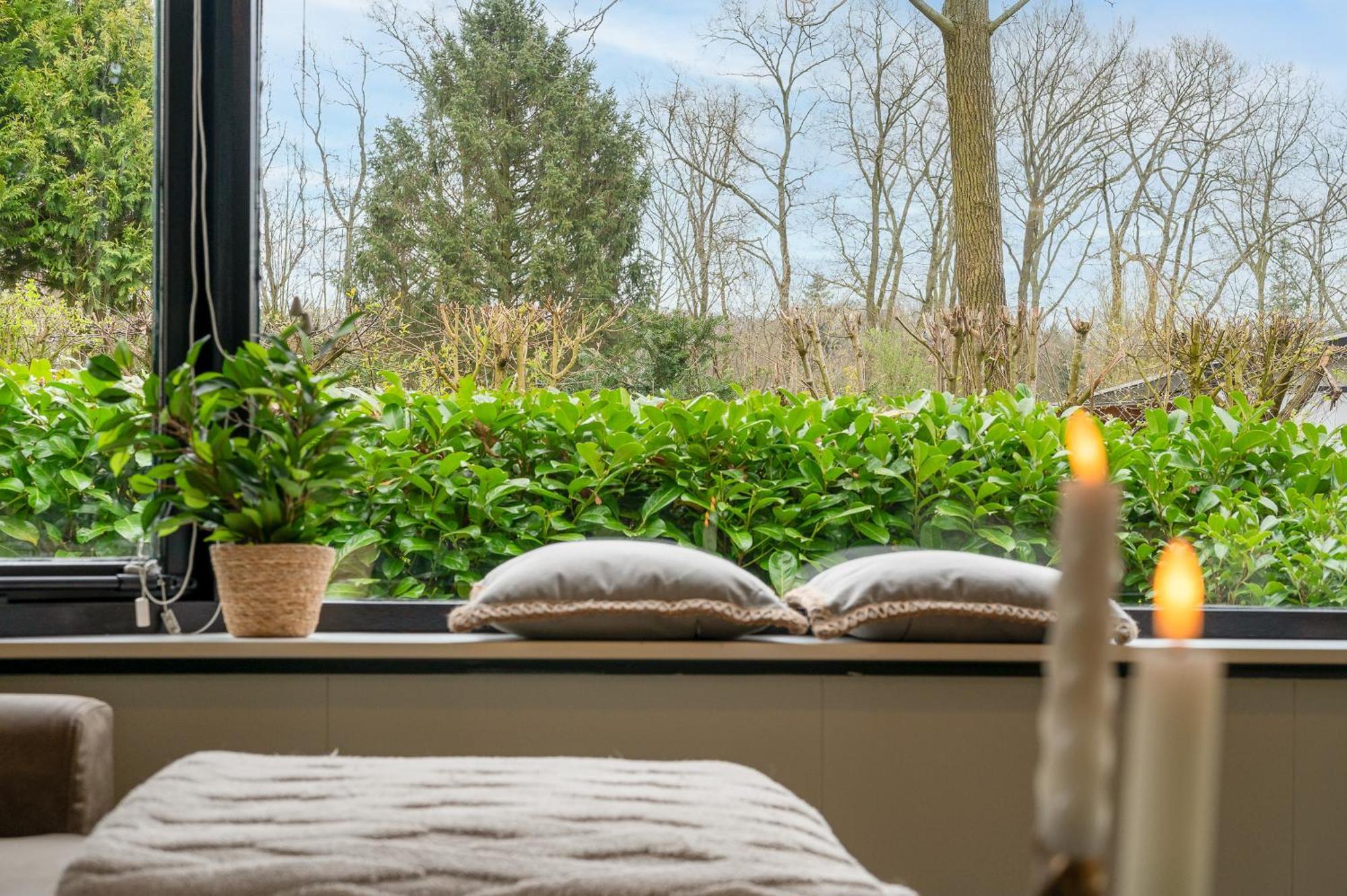 Hotel Chique Chalet Met Zicht Over De Weilanden Op De Veluwe Epe Exteriör bild