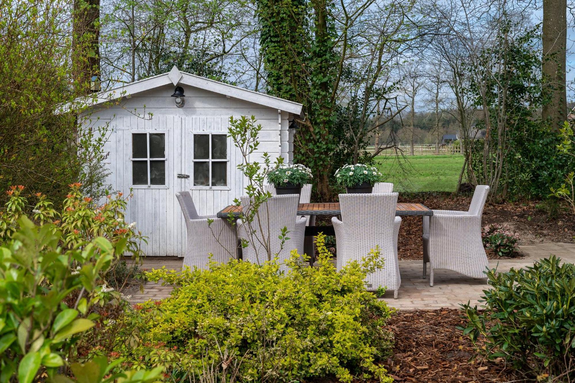 Hotel Chique Chalet Met Zicht Over De Weilanden Op De Veluwe Epe Exteriör bild